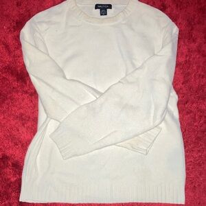 Nautica Cream Crewneck Sweater